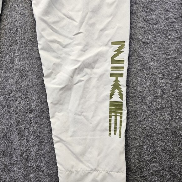 Nike Dri Fit Activewear Pants Mens Size Large Just Do It Bone White Stretch - Picture 3 of 10